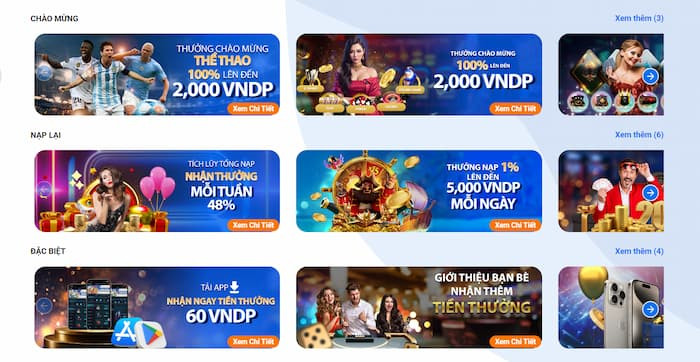 Chương trình khuyến mãi tại TF88 đa dạng Chương trình khuyến mãi tại TF88 đa dạng